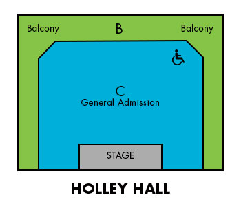 Holley Hall seat map